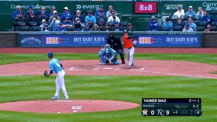 ¡Yainer Díaz con su tercer jonrón de la temporada con Astros de Houston!