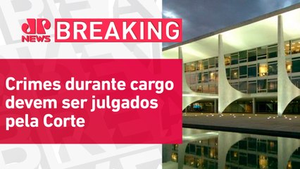 STF forma maioria para ampliar alcance do foro espacial a autoridades | BREAKING NEWS