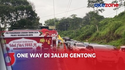 Terjadi Kemacetan, Polisi Berlakukan One Way Arah Jakarta di Jalur Gentong