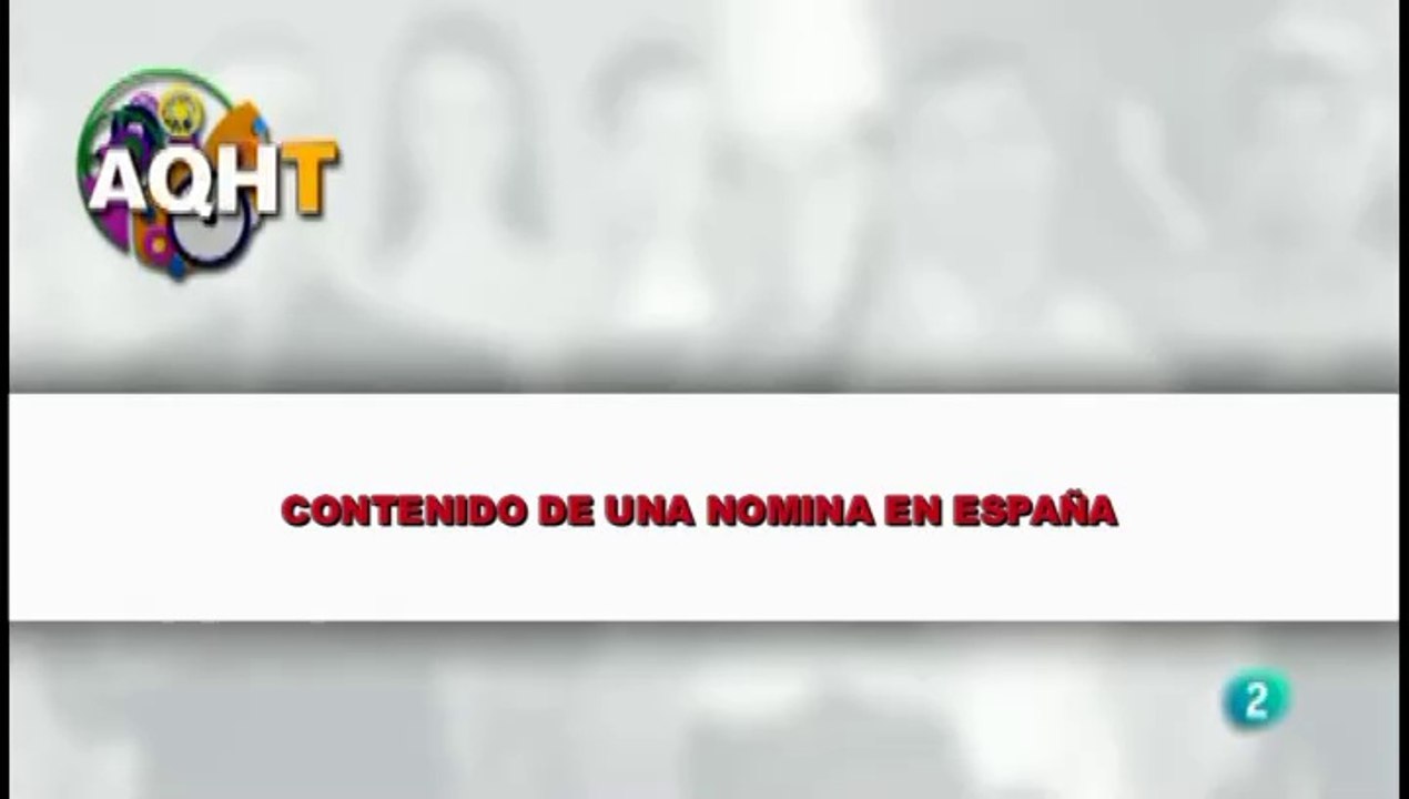 CONTENIDO DE UNA NOMINA EN ESPAÑA