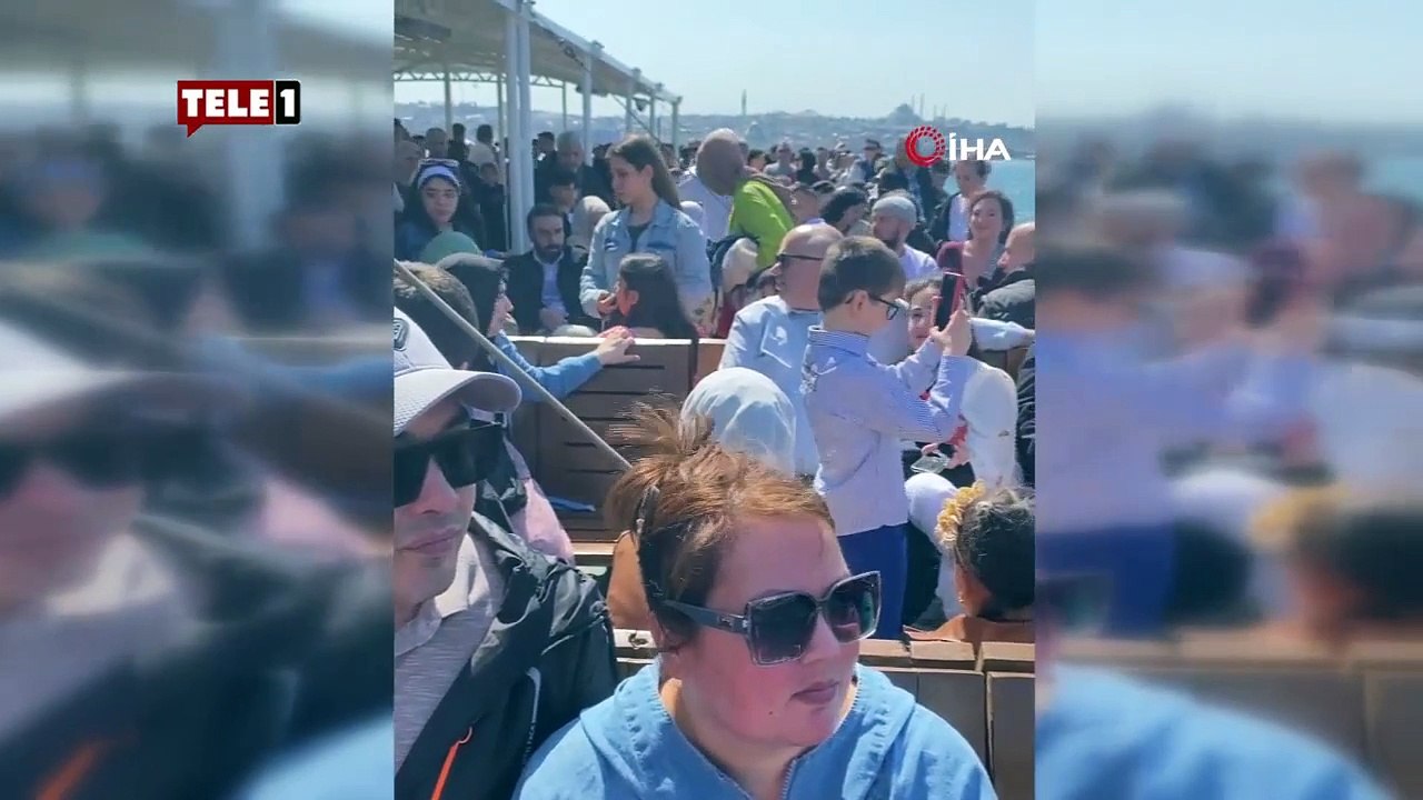 Vapurda kadınlar arasında biber gazlı kavga