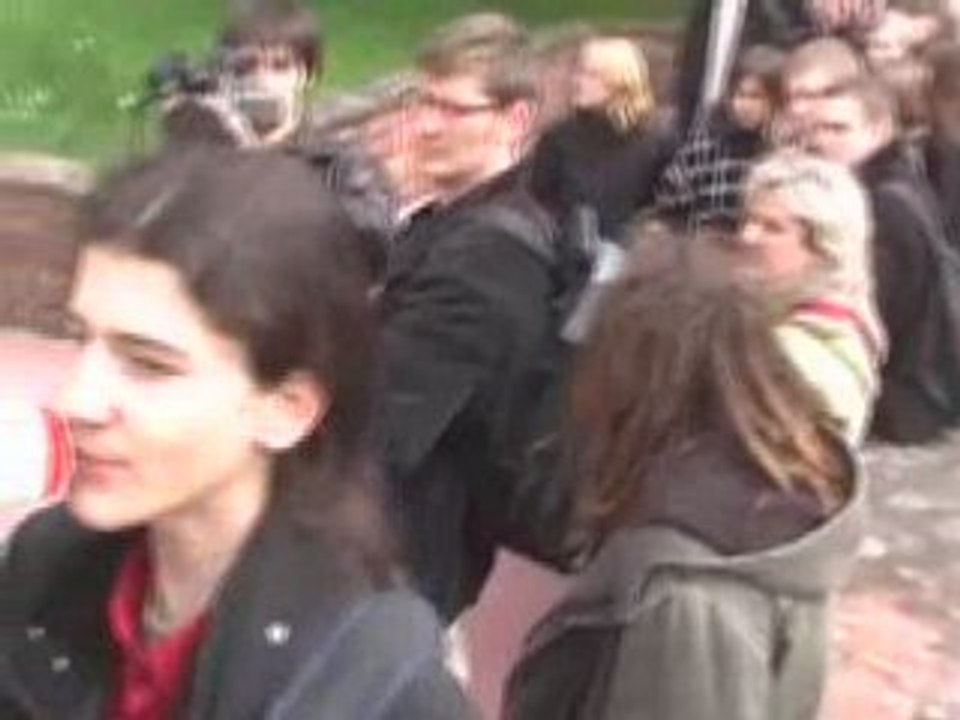 Manifestation a Bitche 28 avril 2008