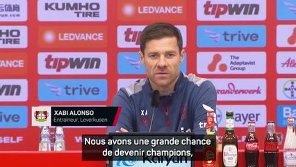 Leverkusen - Xabi Alonso : “Les supporters peuvent être prêts à faire la fête, mais nous devons aussi respecter l'adversaire”