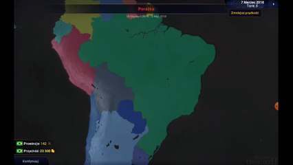 Age of civilization timelapse Brazil create kingdom of Brazil
