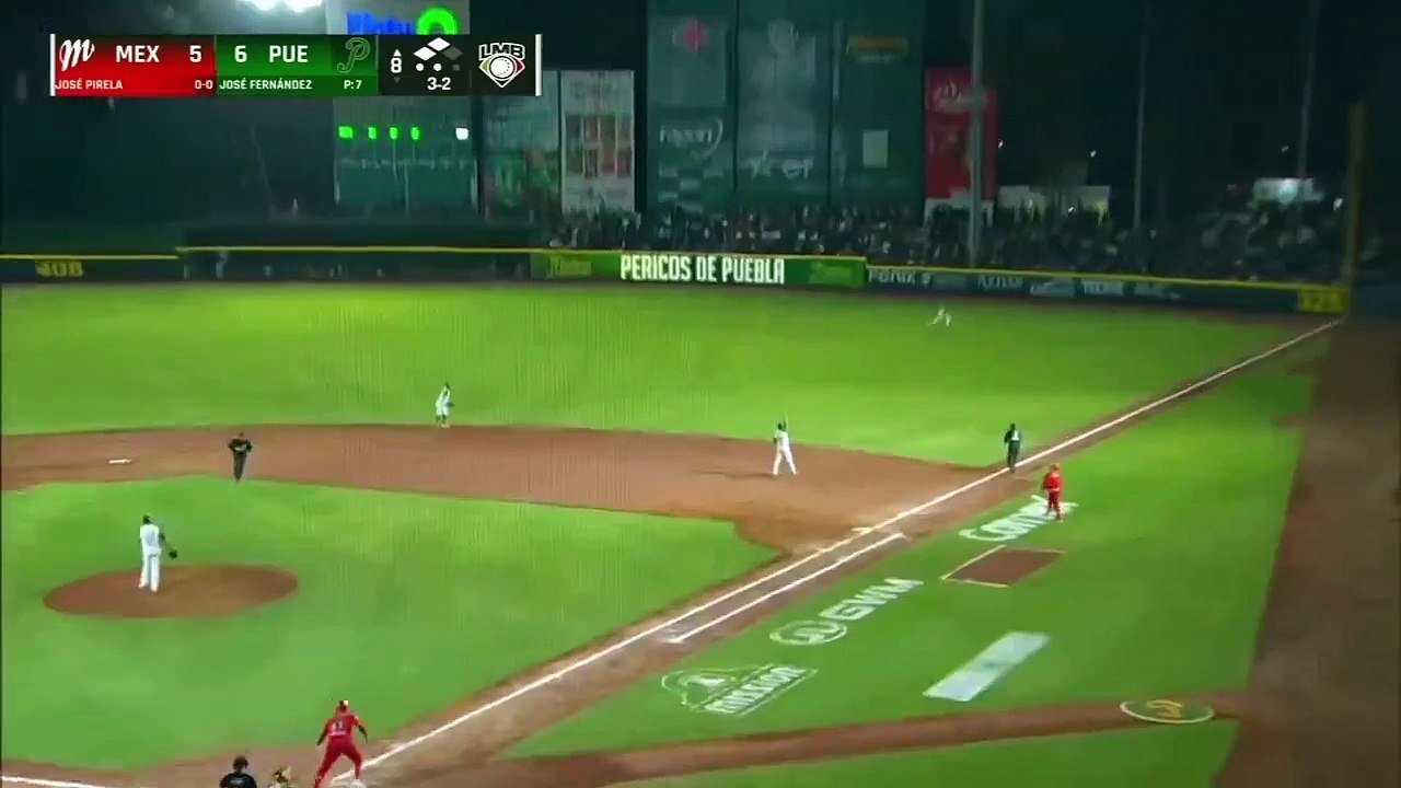 ¡José Pirela dió jonrón de 3 carreras en el comienzo de la liga en México!