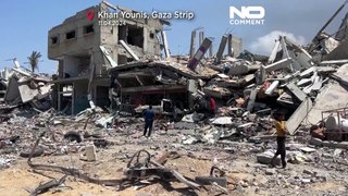 فلسطینی‌ها به خان‌یونس بازمی‌گردند اما به خانه‌هایی ویران