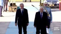 Cumhurbaşkanı Erdoğan, Filistin Devlet Başkanı Abbas ile telefonda görüştü