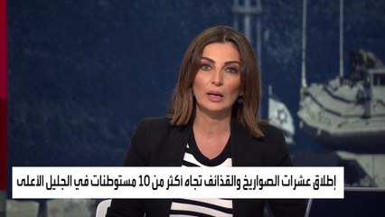 مراسل #العربية: إطلاق أكثر من 40 صاروخا على الجليل الأعلى شمالي #إسرائيل