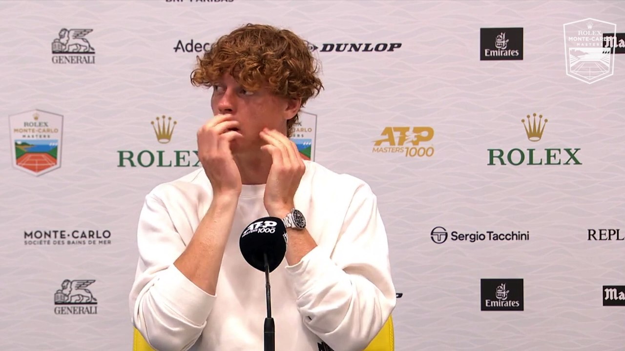 Tennis - Monte-Carlo 2024 - Jannik Sinner : "Tomorrow will be another day, with a totally different opponent"