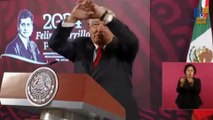 López Obrador niega enfado con Claudia Sheinbaum después del debate del INE
