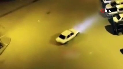 Drift atan magandaya ceza kesildi