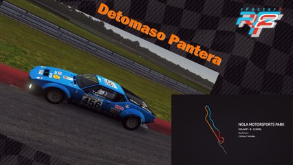 Tour de piste à Nola en Detomaso Pantera sur Rfactor 2