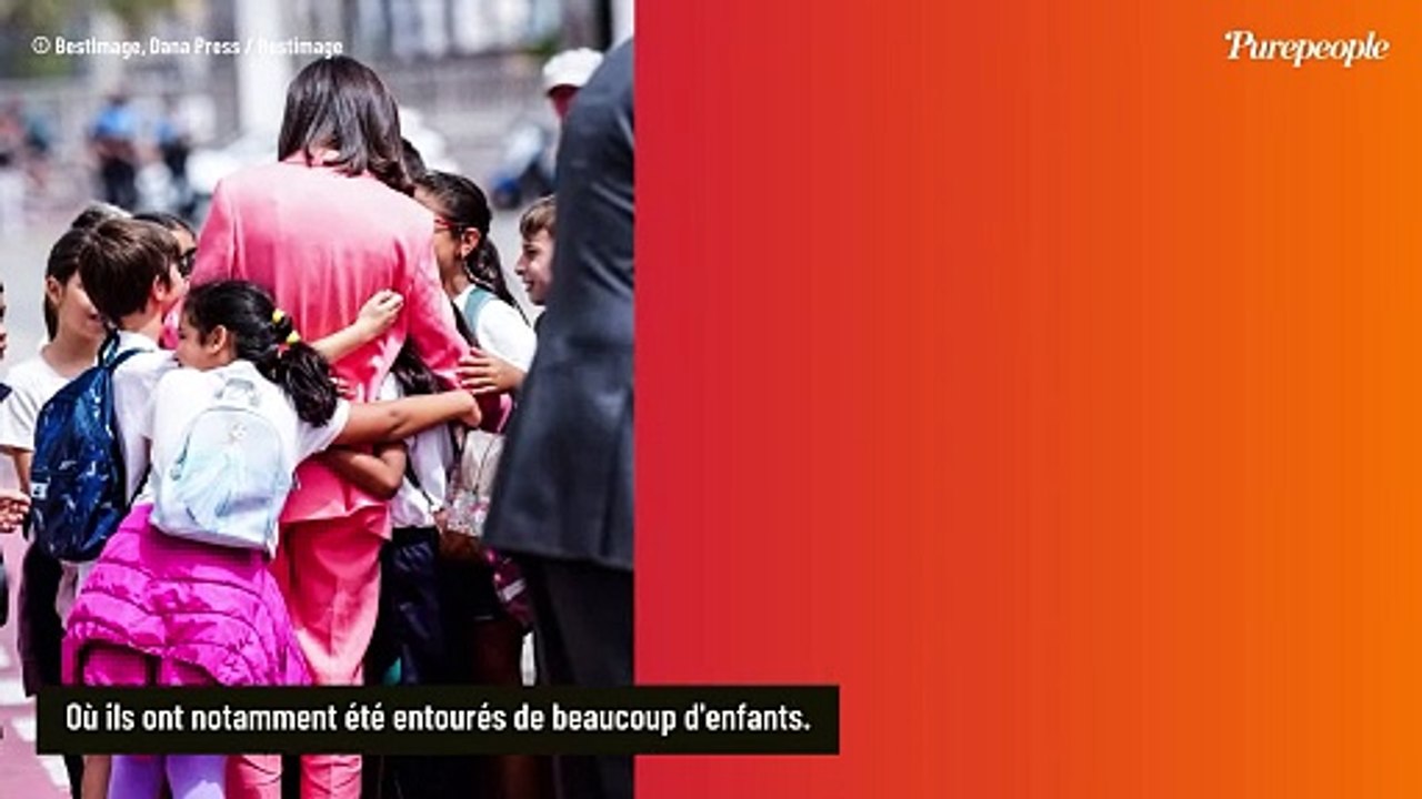 Letizia d'Espagne copie Kate Middleton : Look printanier et coloré pour la reine entourée d'enfants, Felipe VI rassurant à ses côtés