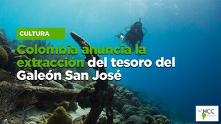 Colombia anuncia la extracción del tesoro del Galeón San José