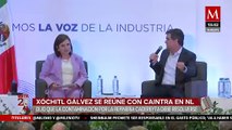 Xóchitl Gálvez habla sobre Refinería de Cadereyta en reunión con Caintra en Nuevo León