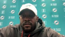 Brian Flores Discusses the Dolphins Running Game