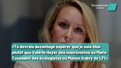 "Ne nous trompons pas d'ennemi": Message fort de Marion Maréchal