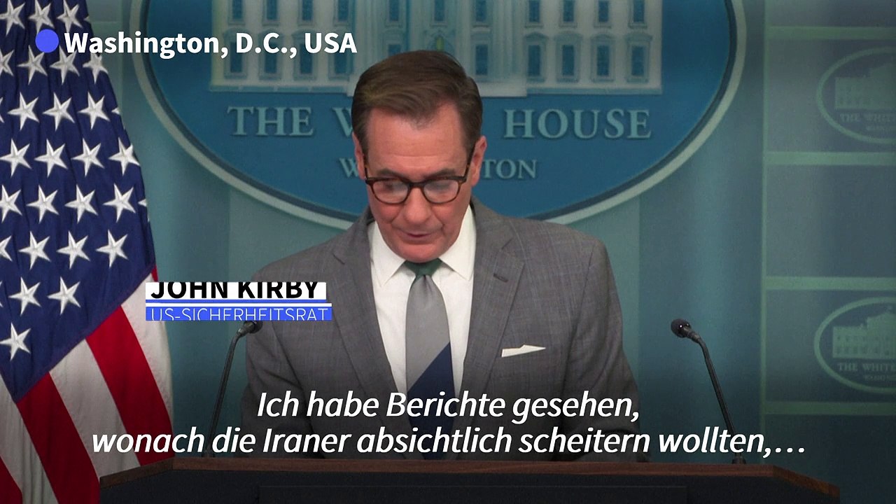 Weißes Haus: Irans Angriff auf Israel war 'spektakulärer Fehlschlag'