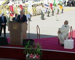 PM Modi  arrives to a warm welcome in Tel Aviv, Israel