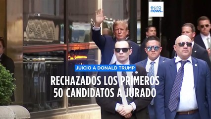 Los primeros 50 candidatos a jurado para juzgar a Trump han sido rechazados