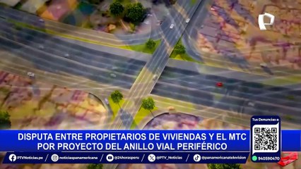Anillo Vial Periférico: Defensoría declara disputa entre vecinos y MTC como un posible conflicto social