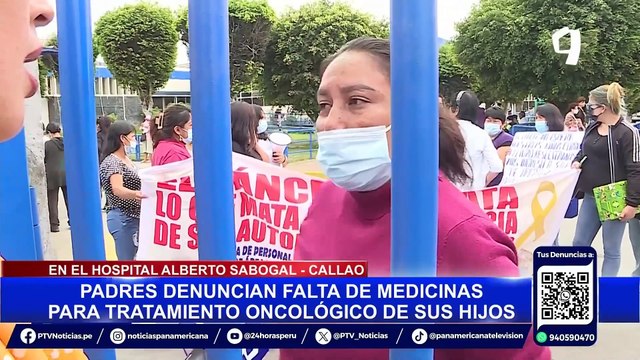 Callao: protestan por falta de medicamentos y camas para niños en Hospital Sabogal