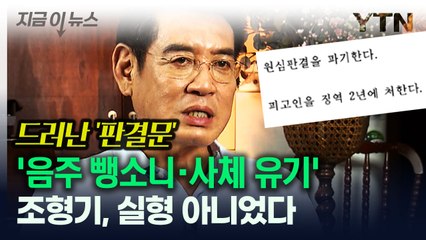 조형기, 음주 뺑소니·사체 유기 혐의 실형 아니었다 🚗