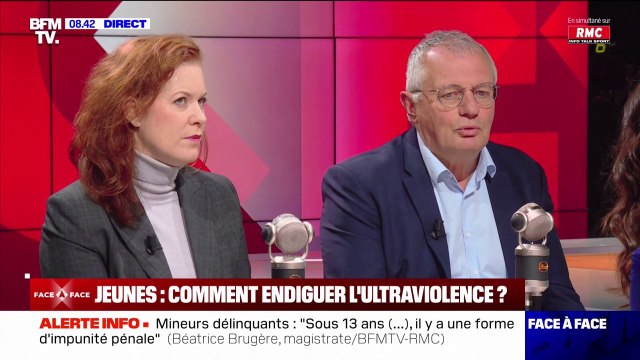 Mineurs délinquants: Sous 13 ans, il y a une forme d'impunité pénale affirme Béatrice Brugère, secrétaire générale d'Unité Magistrats FO