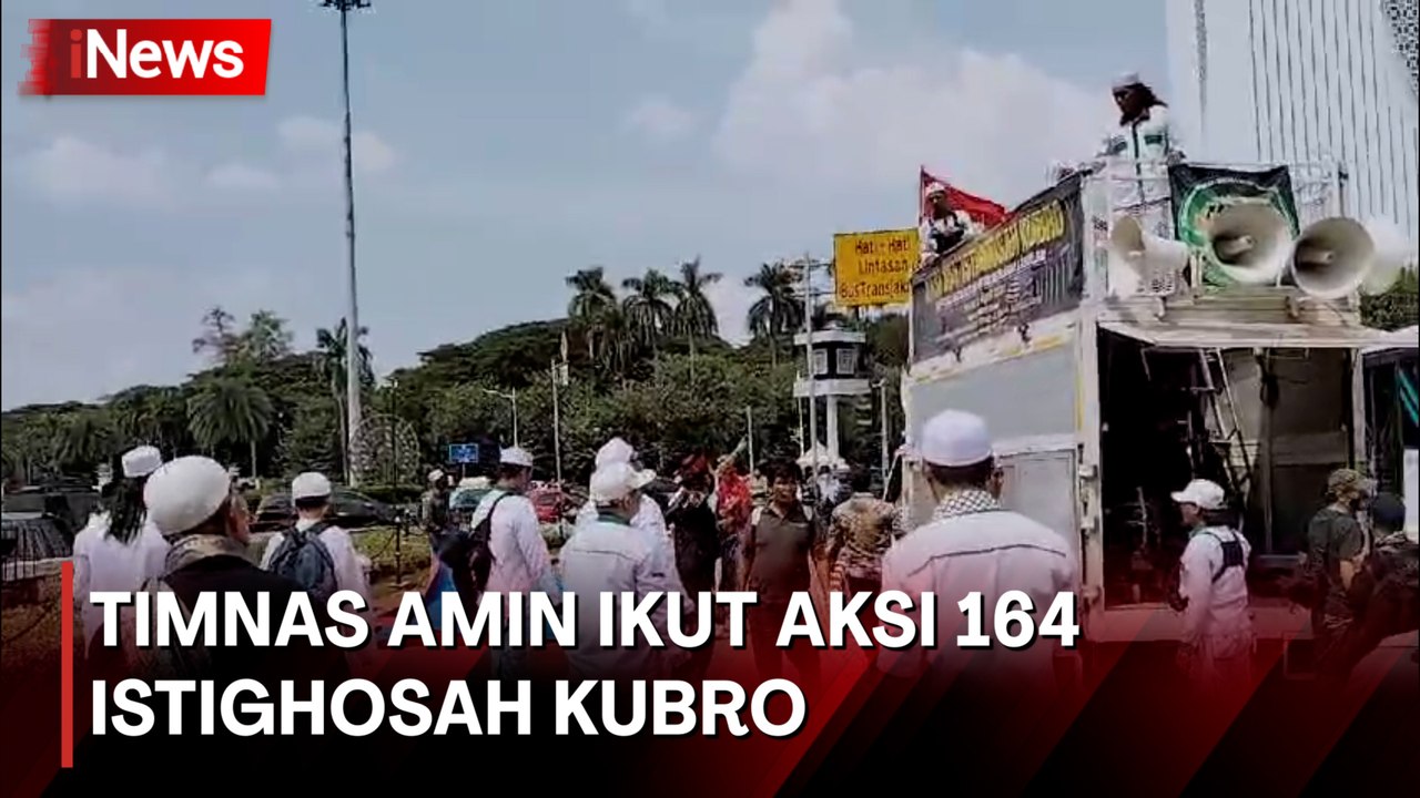 Momen Timnas Anies-Muhaimin Ikut Aksi 164 Istighosah Kubro di Depan Patung Kuda