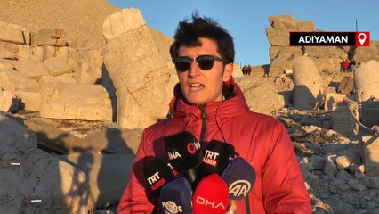 Nemrut Dağı’na bayramda yoğun ilgi