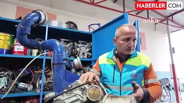 Mersin Büyükşehir Belediyesi ilaçlama ekipmanlarının bakım ve onarımını ustalar yapıyor