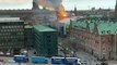Incêndio destrói antigo edifício da Bolsa de Valores da Dinamarca