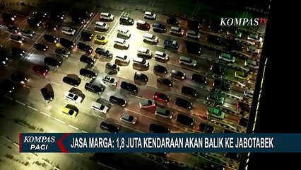 Jasa Marga Prediksi 1,8 Juta Kendaraan Akan Balik ke Jabotabek