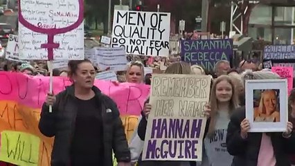 Death of 3 women in the past 2 months sparks rally against men's violence in Ballarat