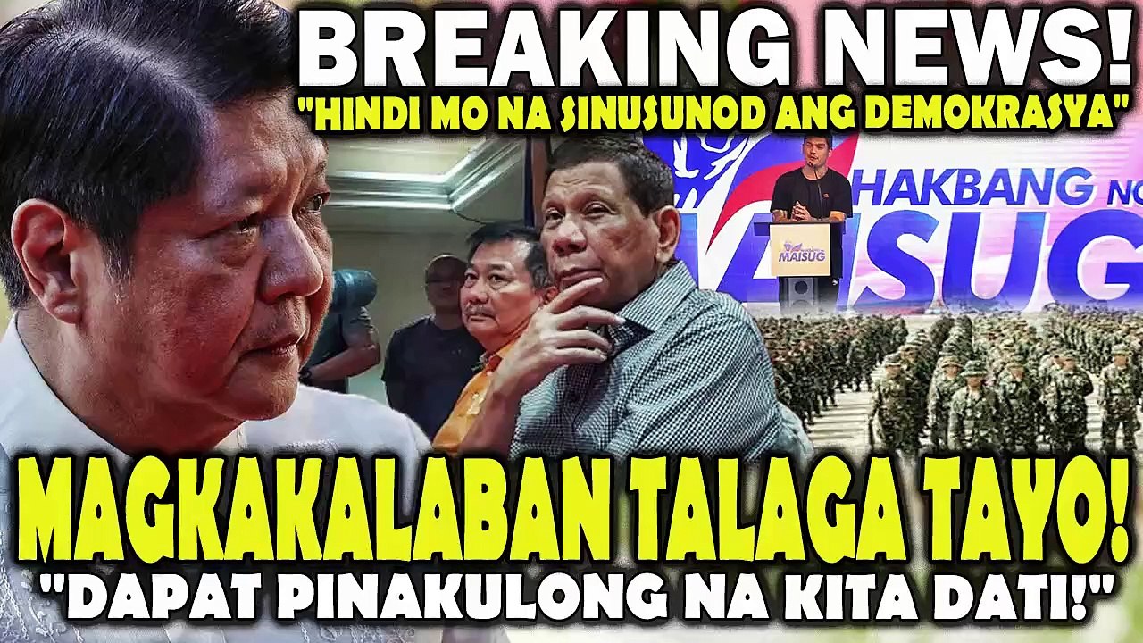 "I'm WARNING YOU!" Dapat PINAKULONG na kita dati!" FPRRD to PBBM