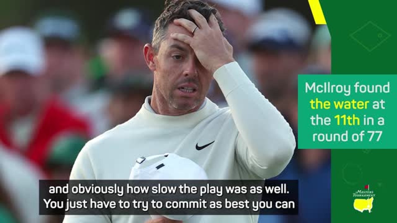 McIlroy admits to 'horrific swing' during his M...