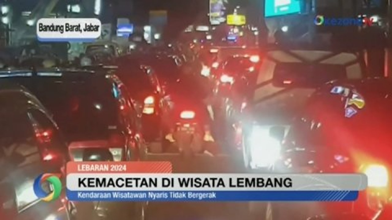 OKEZONE UPDATES: Kemacetan di Wisata Lembang hi...