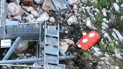 Antalya'da teleferik kabini düştü: 1 ölü, 2’si çocuk 7 yaralı