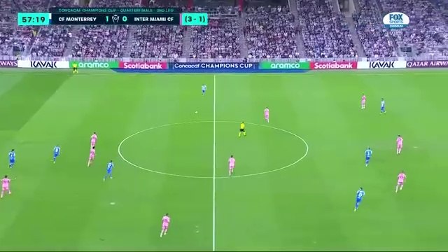 Resumen de la liga de campeones de la CONCACAF MONTERREY VS INTER DE MIAMI DE VUELTA