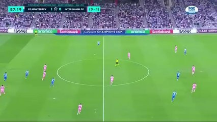 Resumen de la liga de campeones de la CONCACAF MONTERREY VS INTER DE MIAMI DE VUELTA