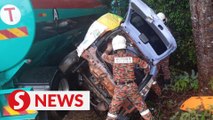 Mother, baby killed in accident with tanker lorry in Johor