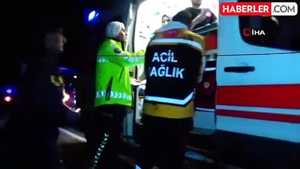 Otomobil sazlıktaki su birikintisine takla attı: 4 yaralı