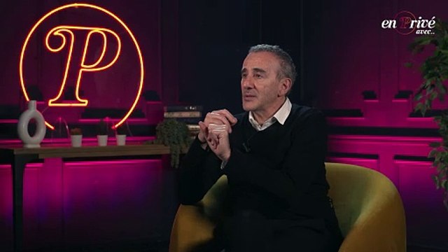 Elie Semoun dans l'émission de Purepeople, En privé avec...