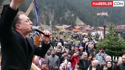 Uzungöl'de HES Projesi Protesto Edildi