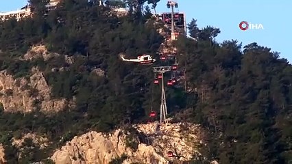 Antalya'daki teleferik faciasında zamanla yarış kamerada