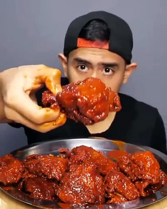 Fried Spicy Chicken Try to Finished in 2 minc