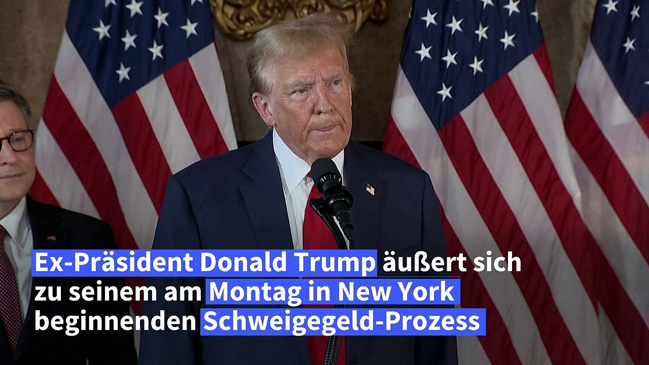 Schweigegeldaffäre: Trump will bei Strafprozess in New York aussagen