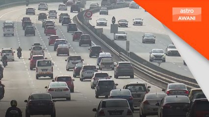 Trafik pulang ke Kuala Lumpur meningkat dan semakin sesak