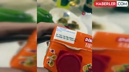 Düğünde ikram edilen meyve suyundan 'küf' çıktı