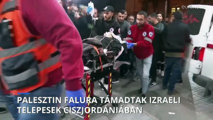 Palesztin falura támadtak izraeli telepesek Ciszjordániában